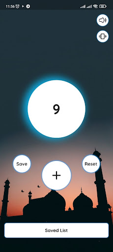 Android application Smart Tasbeeh screenshort