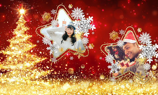 Android application Christmas Dual Photo Frames screenshort