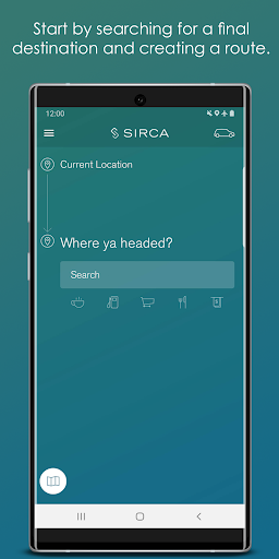 Android application Sirca Navigation screenshort