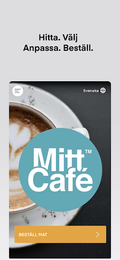 Android application Mitt Café screenshort