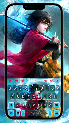 Android application Blade Cool Warrior Keyboard Ba screenshort