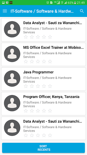 Job in Tanzania