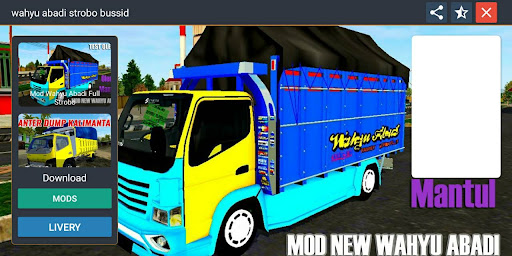Mod Bussid Truk Wahyu Abadi