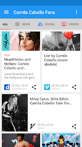 Screenshot 1 Camila Cabello Fan Club : News android