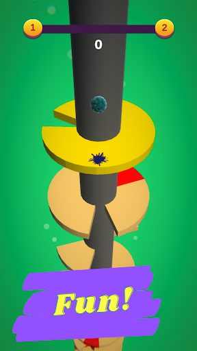 Android application Helix Jump: One Tap Challenge screenshort