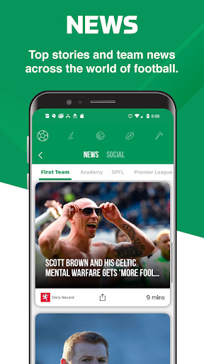 Android application Celtic1967 - Live Scores screenshort