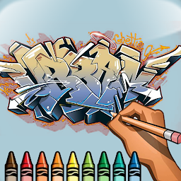 Icon image Graffiti Coloring Pages