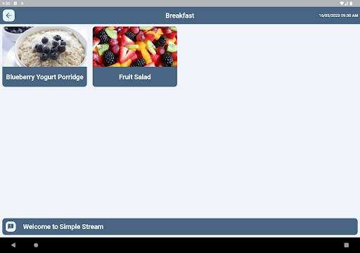 SimpleStream Screen 2