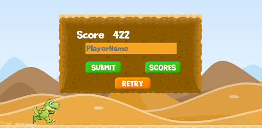 Android application Run Dino Run screenshort