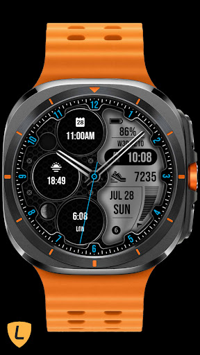 Android application Hybrid Watch Face 025 screenshort