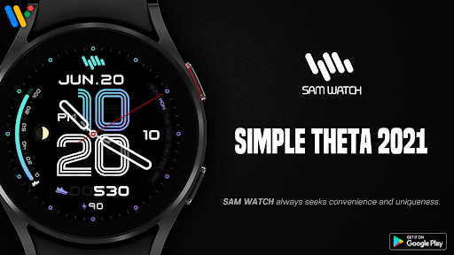 Android application SamWatch Simple Theta 2021 screenshort