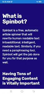 Spinbot - Paraphrasing Tool