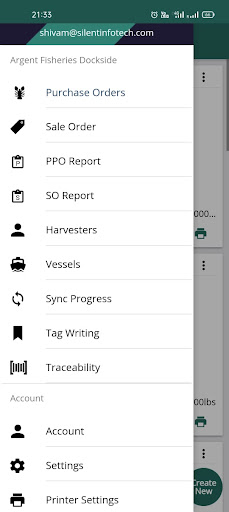 Android application Argent Dockside screenshort