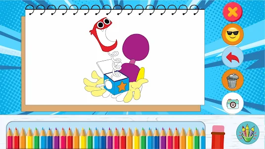 Boxy Boo Coloring Book Poppy