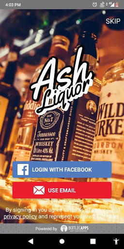 Android application Ash Liquor screenshort