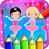 Ballet Coloring Pages Book Game icon