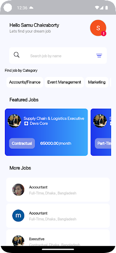 Oggrow - Jobs Screen 2
