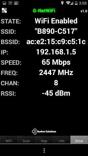 Screenshot of G-NetWiFi Pro