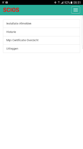 Android application SCIOS Portal screenshort