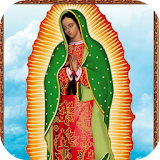 Virgen Guadalupe dibujo color icon