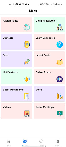 Android application VidhyaDhan screenshort