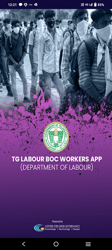 Android application TG Labour BOC Workers App screenshort