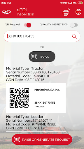 Android application MUSA ePDI screenshort