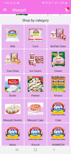 Masqati Dairy Screen 3