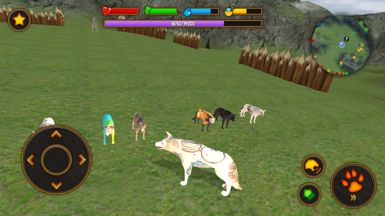 Android application Clan of Wolf screenshort