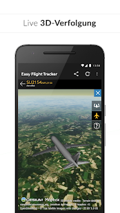 Flugverfolgung / Flugradar Screenshot