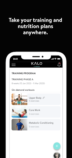 KALO Fitness Screen 2