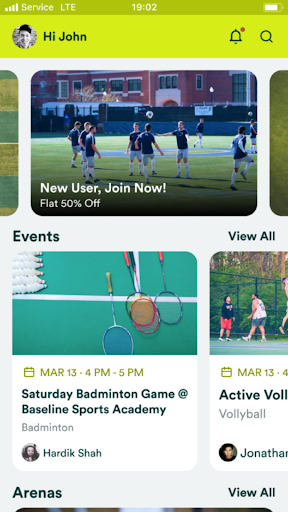 Android application Go Play! screenshort