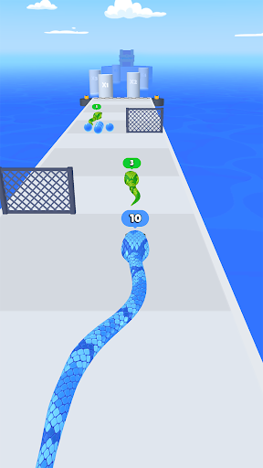 蛇赛跑游戏 screenshot 1