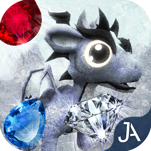 Frozen Dragon Gems - Match 3  Icon