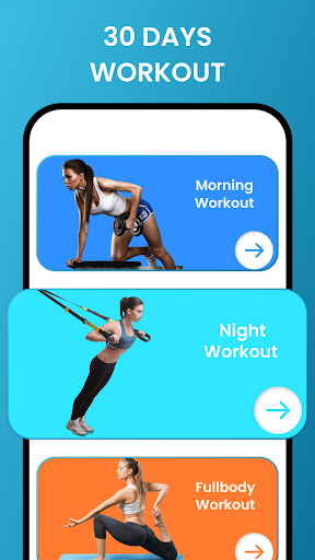 Android application 30 Days Workout At Home screenshort