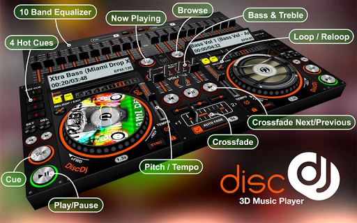 DiscDj 3D Music Player - 3D Dj Music Mixer Studio v10.1.0s screenshots 5