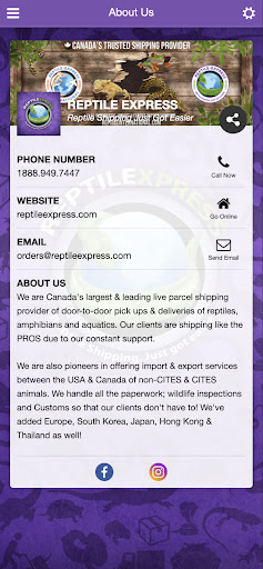 Reptile Express Screen 2