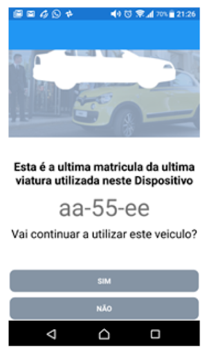 Android application SRW Software - Frotas screenshort