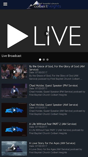 Android application FBC Colbert Heights screenshort