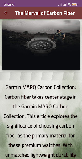 garmin marq carbon guide Screen 2