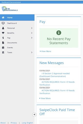 My HR Pros Screen 2