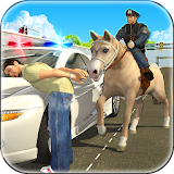 Police Horse Chase -Crime Town icon