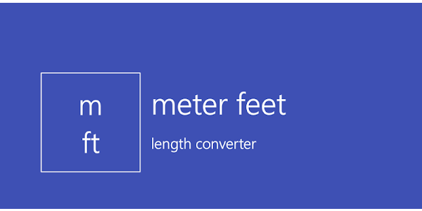 To feet metre convert Meters to