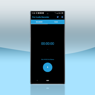 Zrzut ekranu z rejestratora MP3