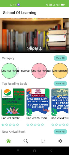 Android application School of Learning screenshort
