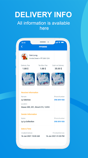 PAPA Deliver - Parcel Delivery Screen 3
