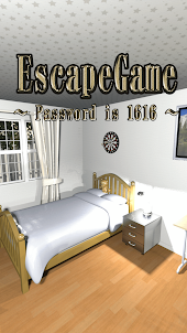 Room Escape: Password is 1616