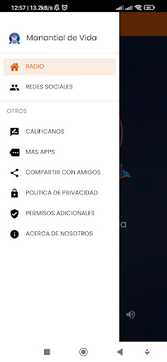 Radio Manantial de Vida PY Screen 3