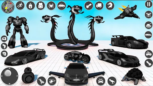 Anaconda Car Robot Games