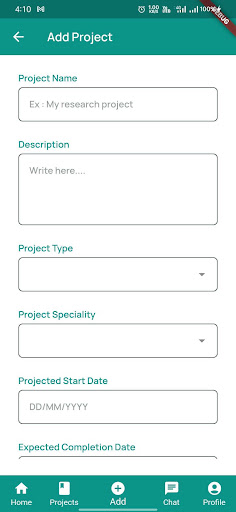 Research Connect Screen 3